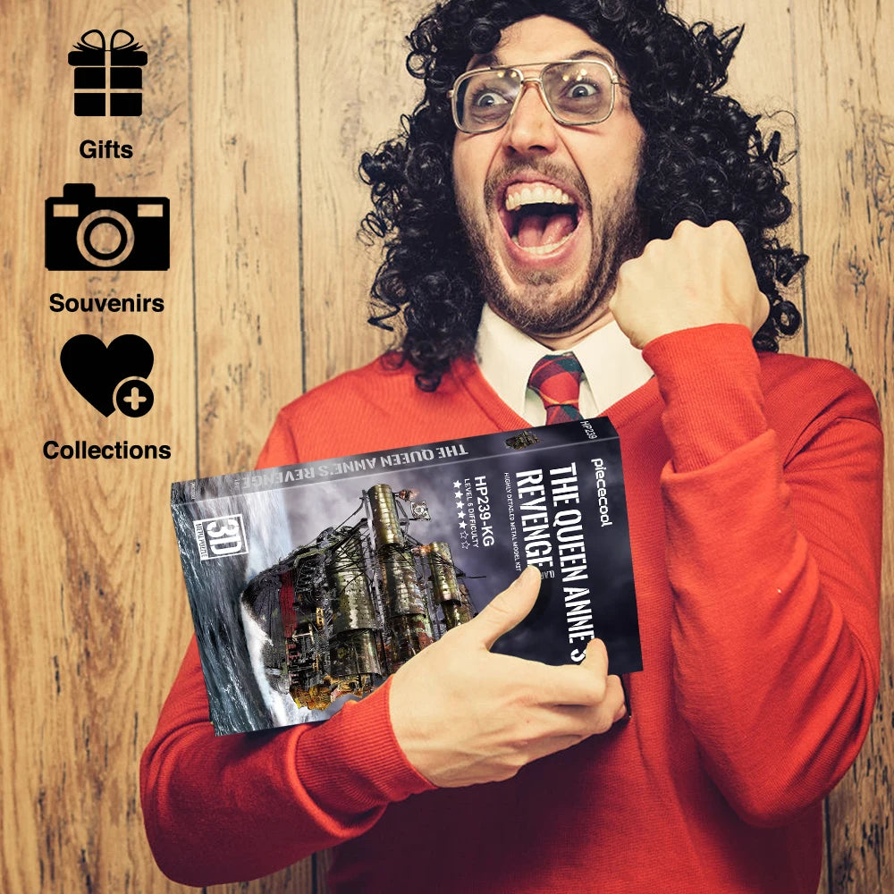 3D Metal Puzzle The Queen Anne's Revenge