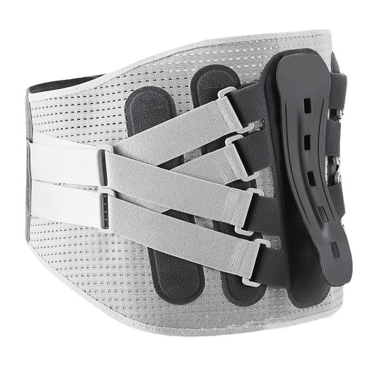 Orthopedic back belt with 8 reinforcing inserts