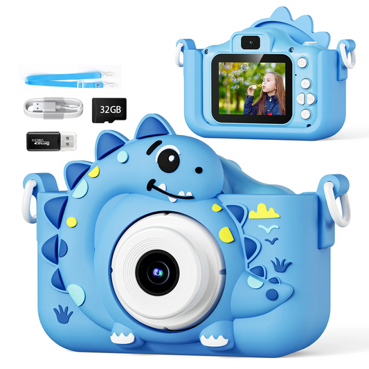 Dinosaur Kids Digital Camera with 32GB