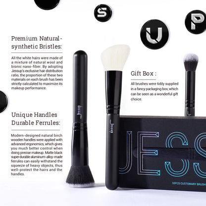 Jessup Makeup Brushes Set