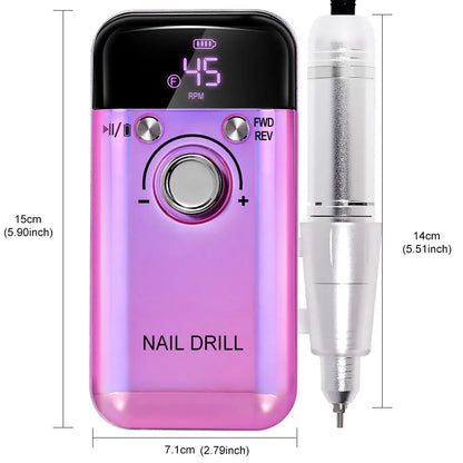 Rechargeable Electric Nail Drill Machine