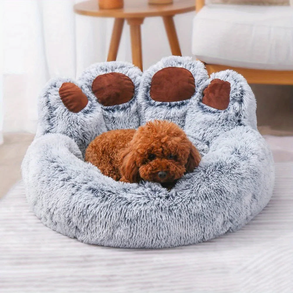 Cute Bear Paw Shaped Pet Bed