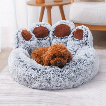 Cute Bear Paw Shaped Pet Bed