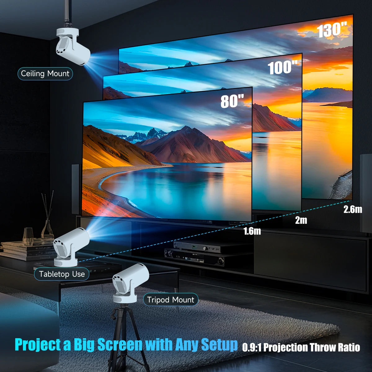 4K Projector Magcubic HY300 Pro +