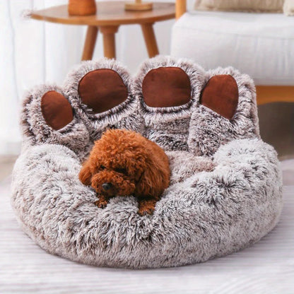 Cute Bear Paw Shaped Pet Bed