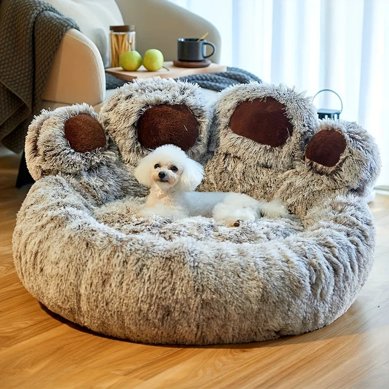 Cute Bear Paw Shaped Pet Bed