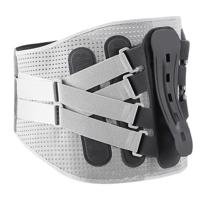Orthopedic back belt with 8 reinforcing inserts