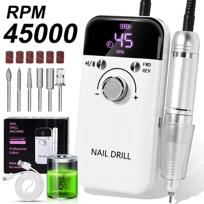 Rechargeable Electric Nail Drill Machine