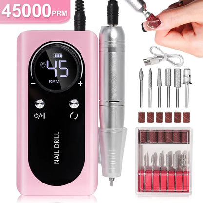 Professional Electric Portable Nail Drill Machine