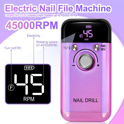 Rechargeable Electric Nail Drill Machine