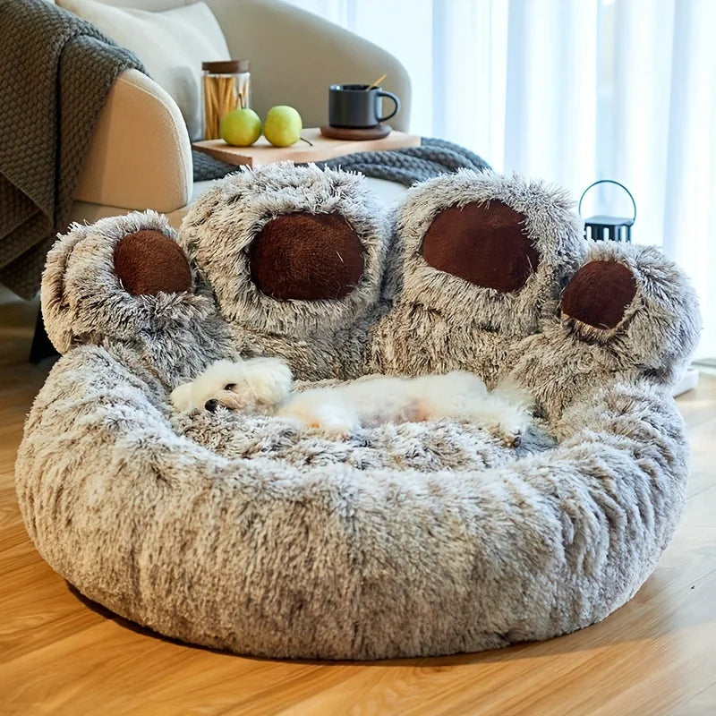 Cute Bear Paw Shaped Pet Bed