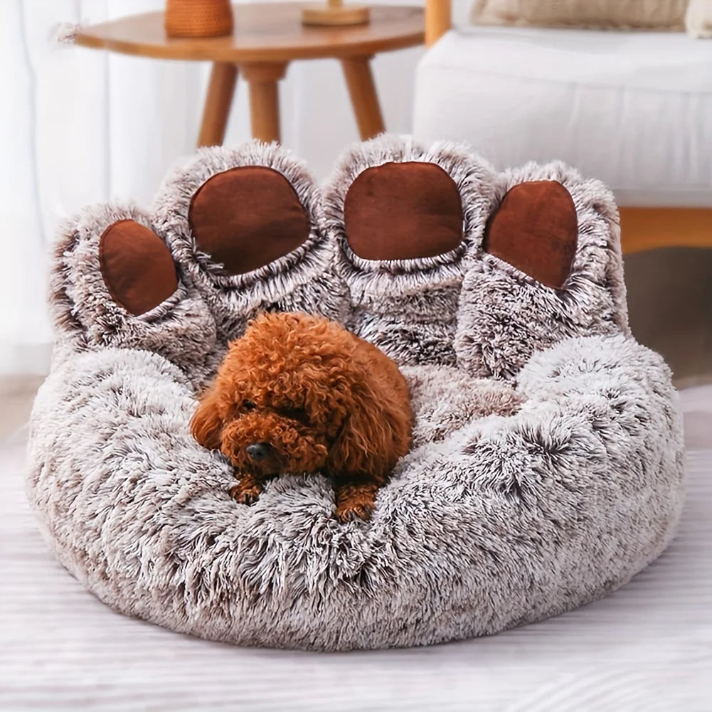 Cute Bear Paw Shaped Pet Bed