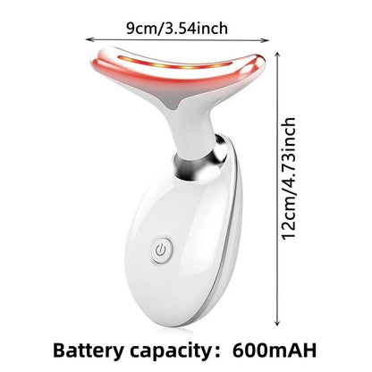 Neck and face skin massager