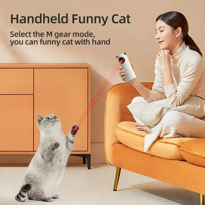 Automatic interactive cat toy