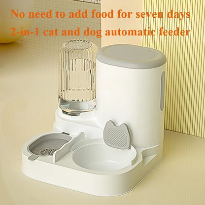 Automatic feeder for cats