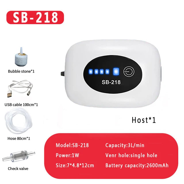 Aquarium Oxygen Air Pump Compressor