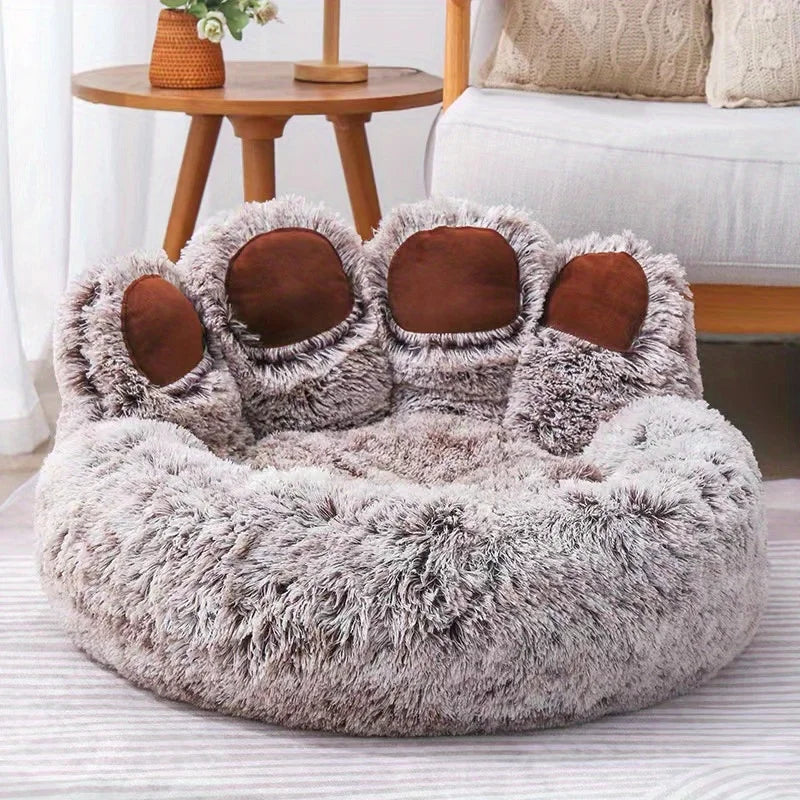 Cute Bear Paw Shaped Pet Bed