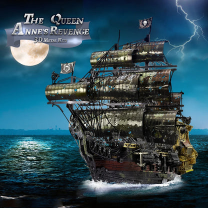 3D Metal Puzzle The Queen Anne's Revenge