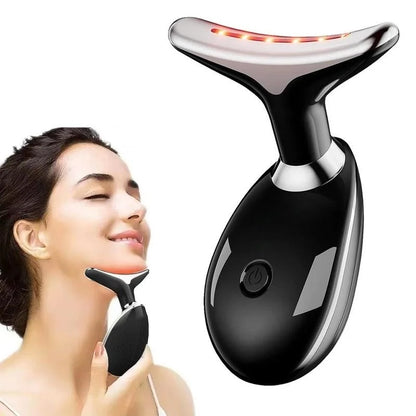 Neck and face skin massager