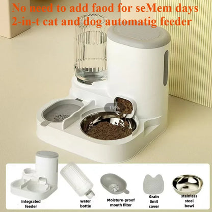 Automatic feeder for cats