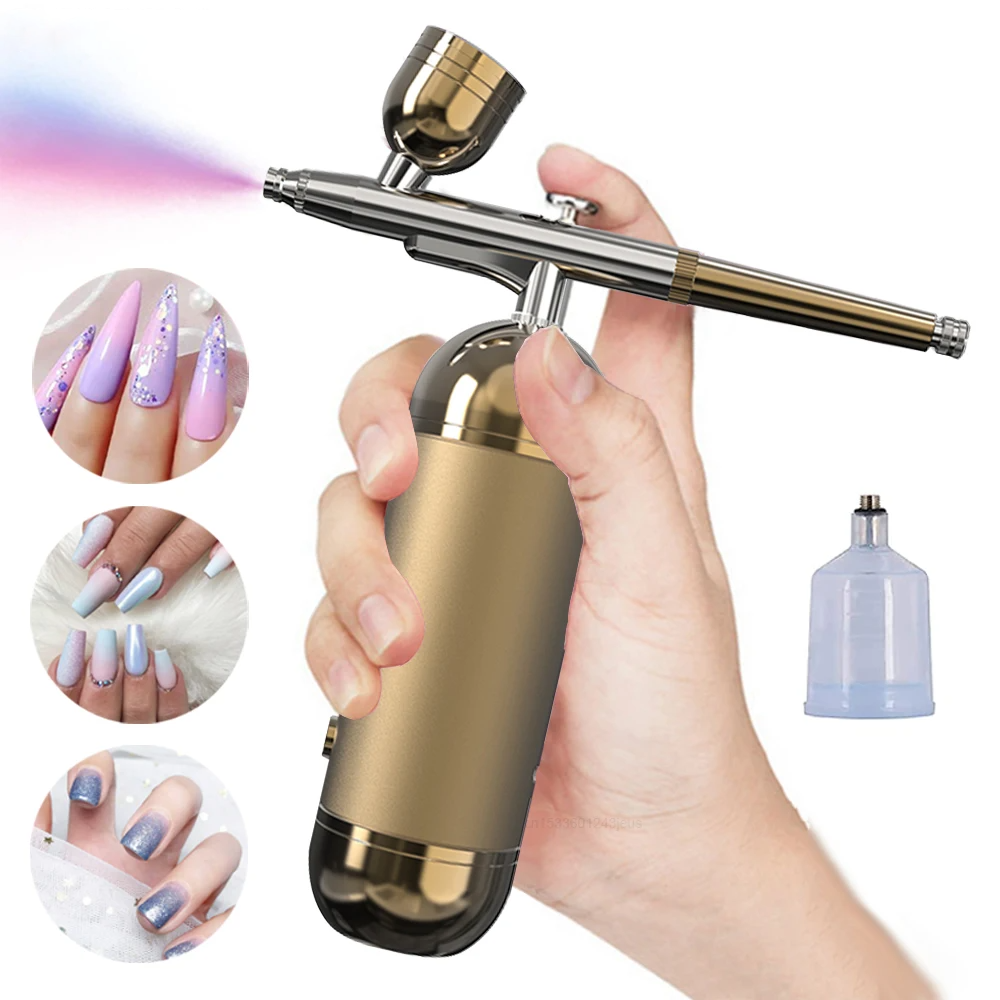 Airbrush Nail with Portable Compressor Kit