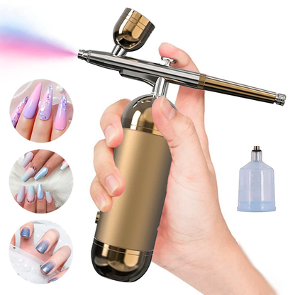 Airbrush Nail with Portable Compressor Kit