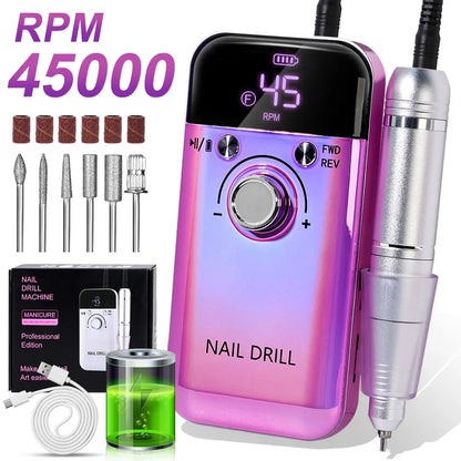 Rechargeable Electric Nail Drill Machine