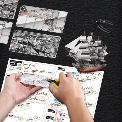 Piececool Sailing 3D Metal Puzzles