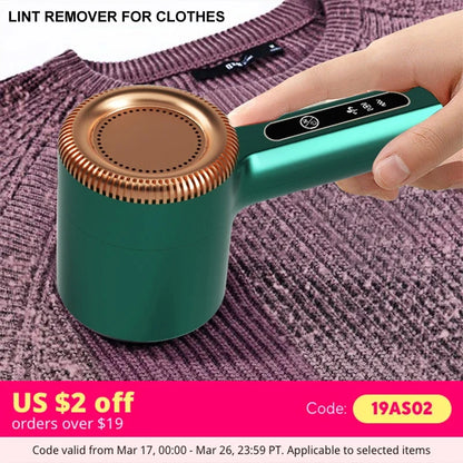 USB Rechargeable Lint Remover